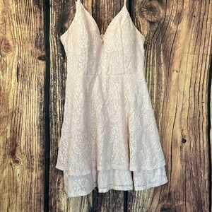 Lace Spaghetti Strap Dress
